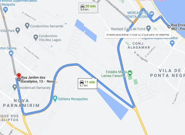 Casa 2/4 Confortavel Proximo A Ponta Negra Villa Натал Екстериор снимка